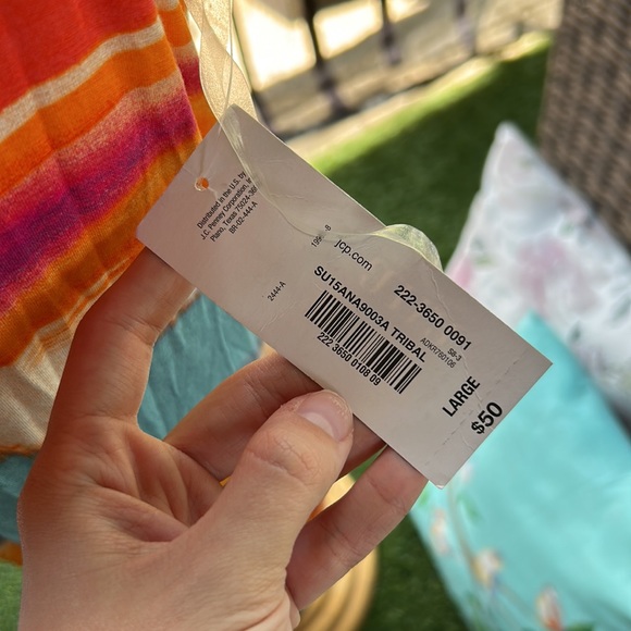 a.n.a Sleeveless Tank Tribal Maxi Dress Multicolored New - Picture 4 of 5